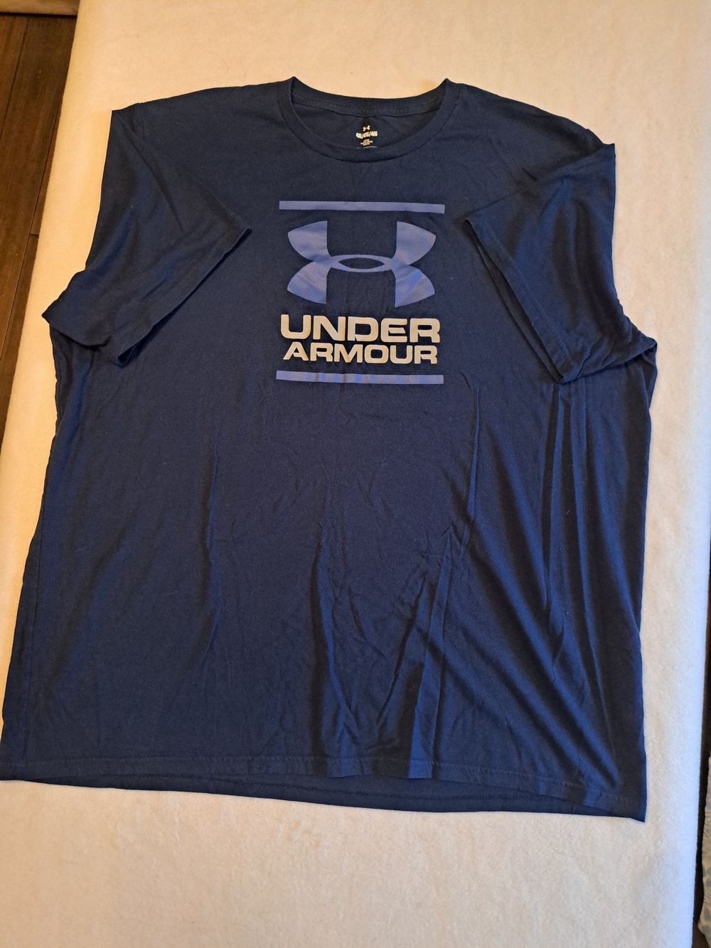 Under Armour Men's Navy Logo T-Shirt Size 4XL